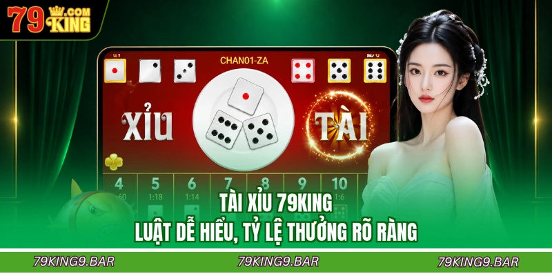 Tài Xỉu 79KING - Luật Dễ Hiểu, Tỷ Lệ Thưởng Rõ Ràng